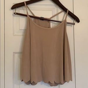 Forever 21 scalloped tank